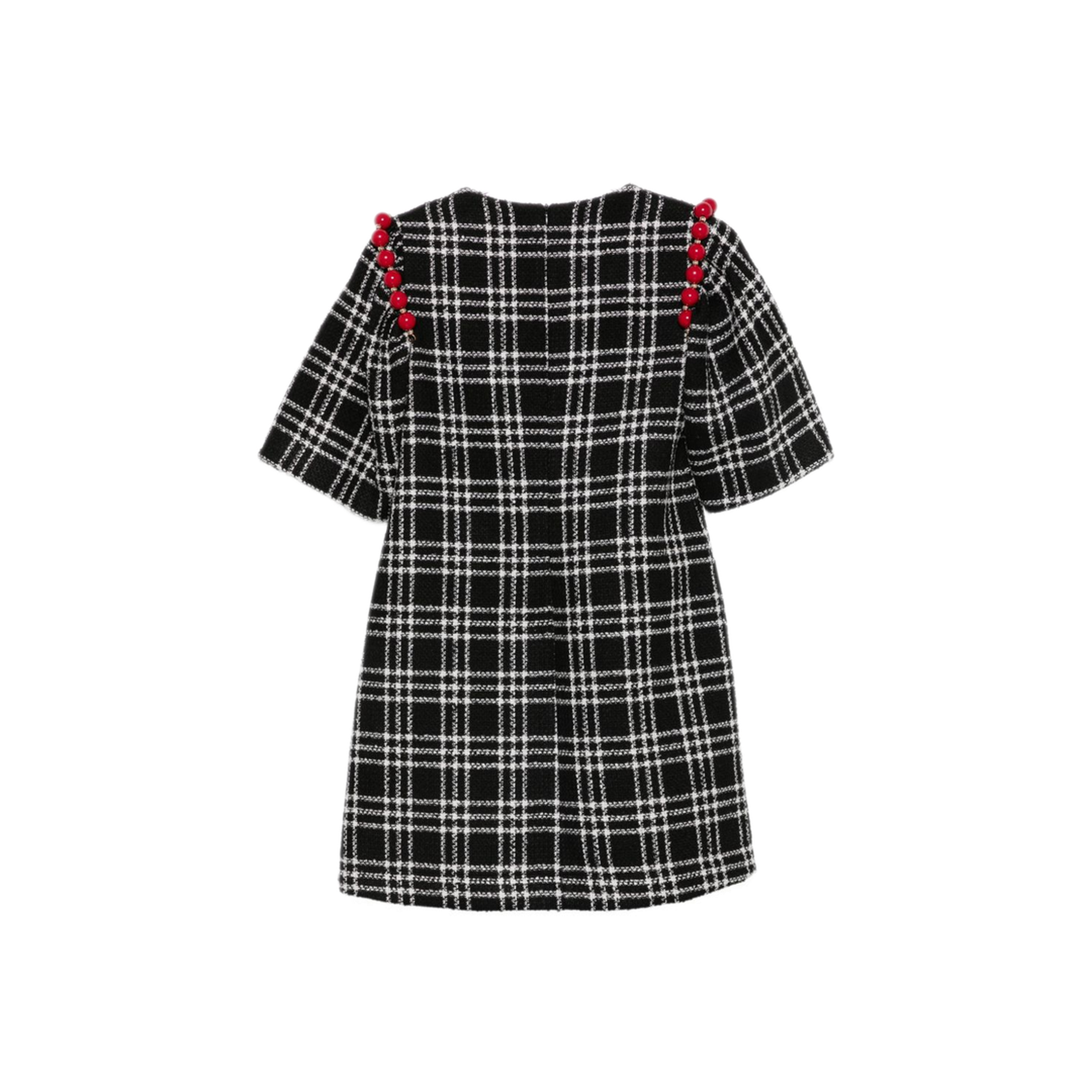 MAYFEYR - Alessandro Enriquez - Black Checked Pattern Dress - D125JQBLACK