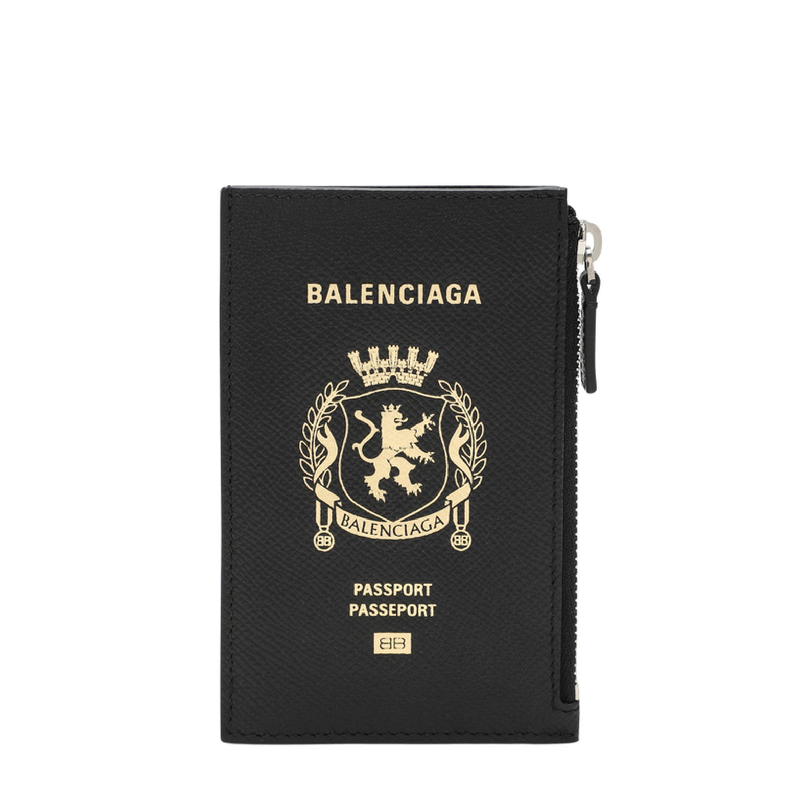 Black Leather Passport Holder and Wallet