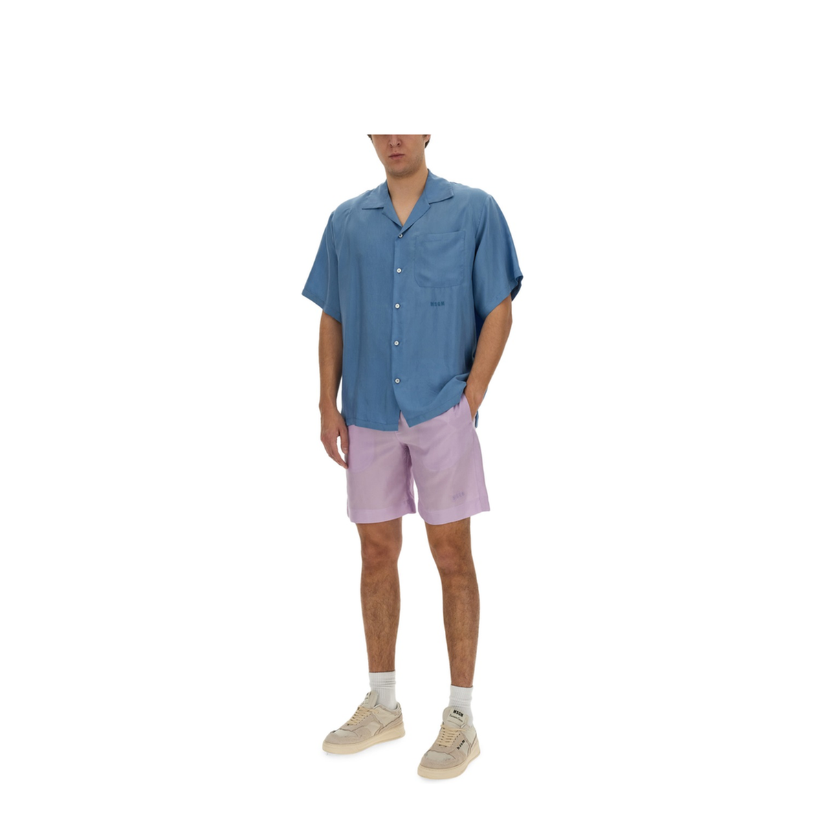 MAYFEYR - MSGM - Short With Logo - 3640MB11X24701570