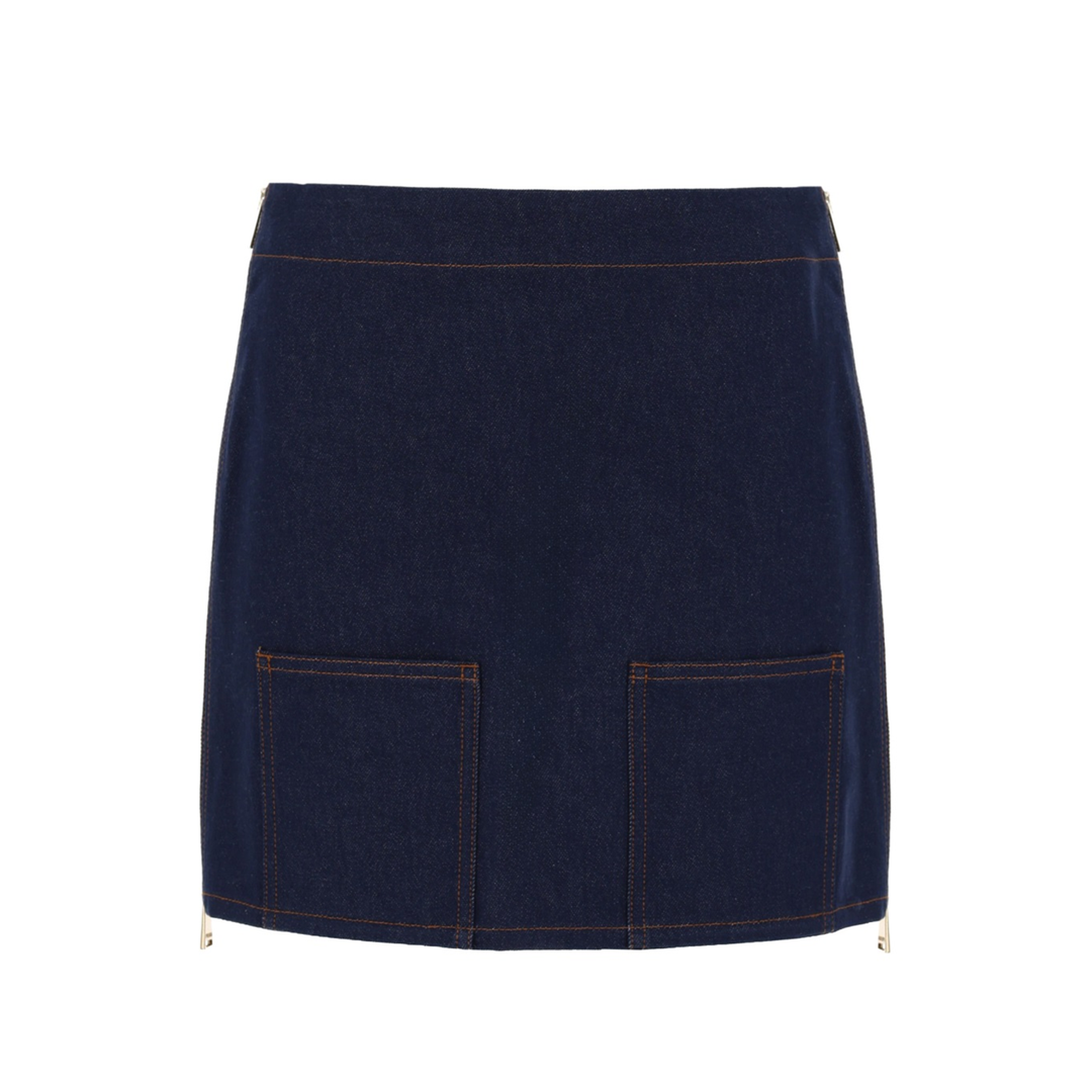 Navy Blue Mini Skirt