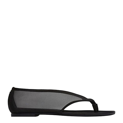 MAYFEYR - Courreges - Sandalo 40 Nero Pelle - 225SCS124PL012999999999