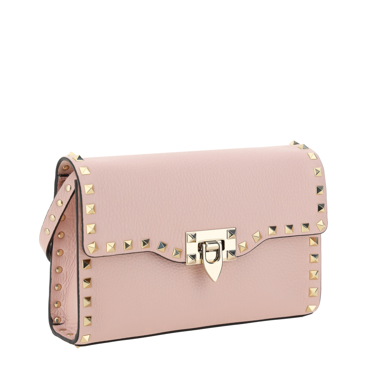 MAYFEYR - Valentino - Rockstud Mini Shoulder Bag In Garnet Calfskin - 9W2B0181VSF16Q