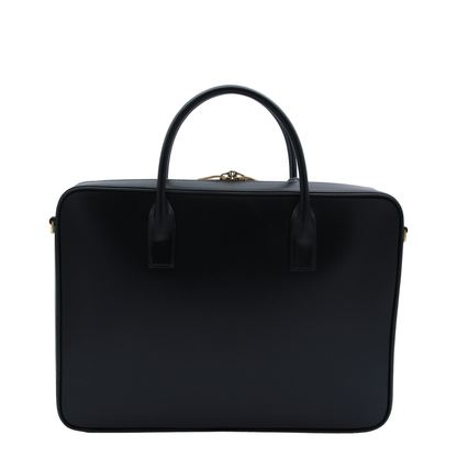Sac de Jour Large Calfskin Bowler Bag - Black