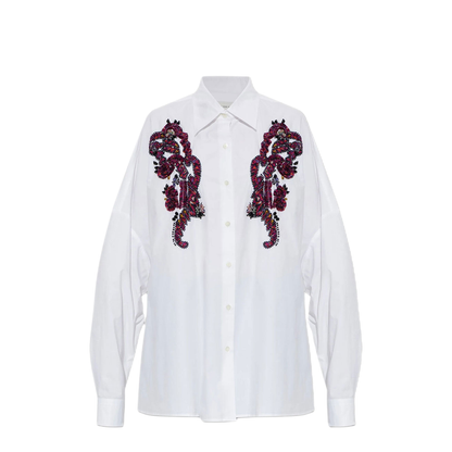 MAYFEYR - Dries Van Noten - Embroidered Cocoon Shirt - 01307144433001