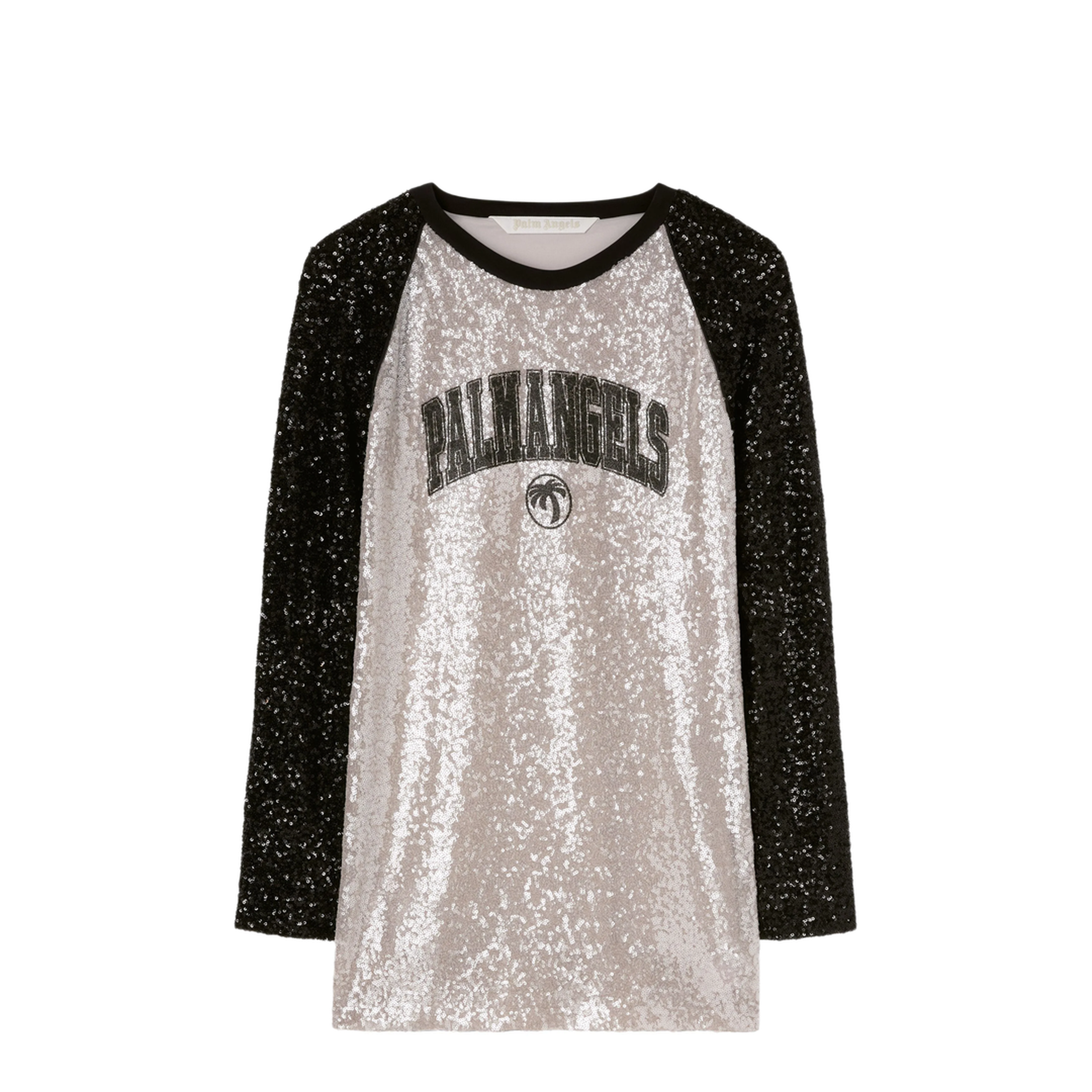 MAYFEYR - Palm Angels - College Sequin Mini Dress - PWDB255S25FAB0010910