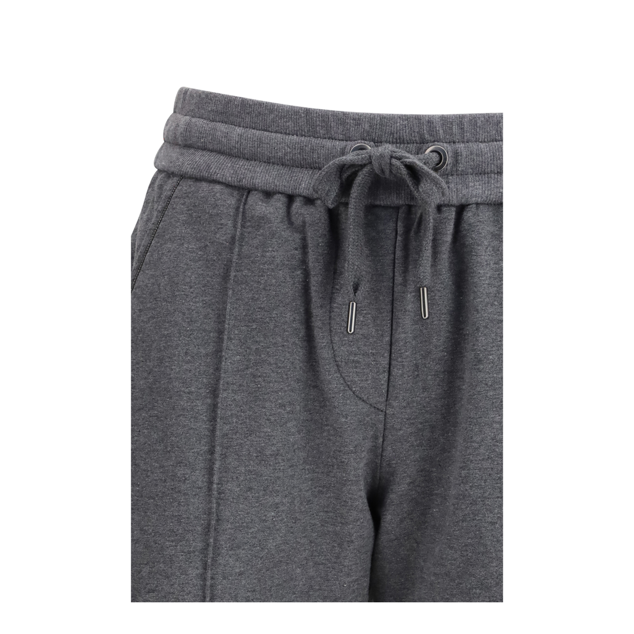 MAYFEYR - Brunello Cucinelli - Track Stretch-Fleece Pants With Monili Detailing - MH827FB799
