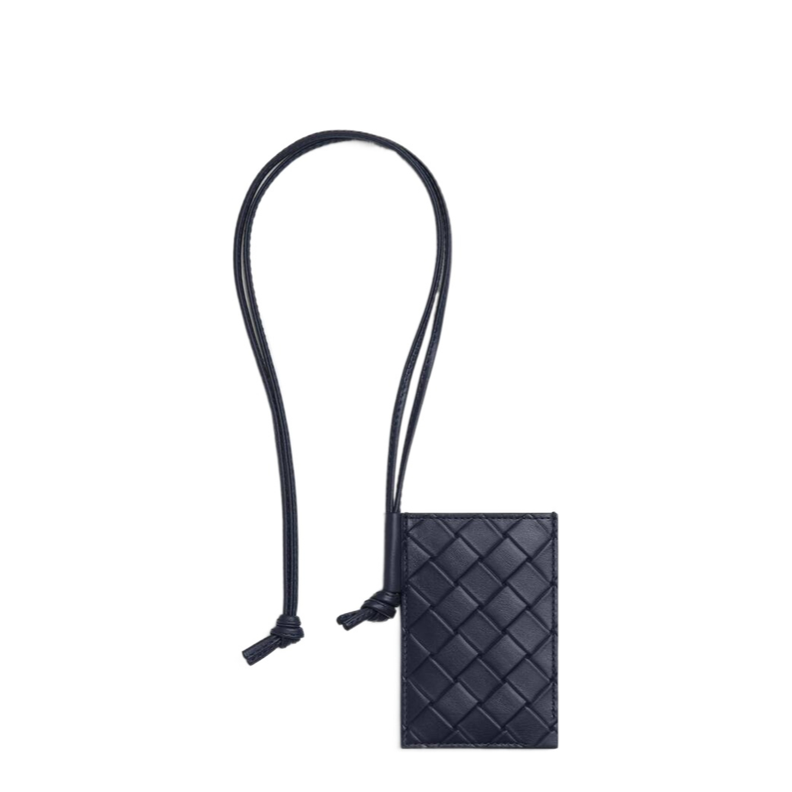 Intrecciato Calfskin Badge Holder