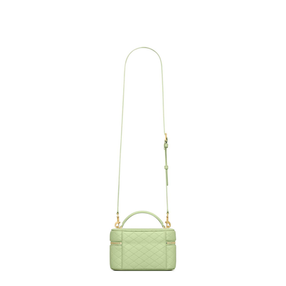 Gaby Small Lambskin Vanity Bag - Misty Jade