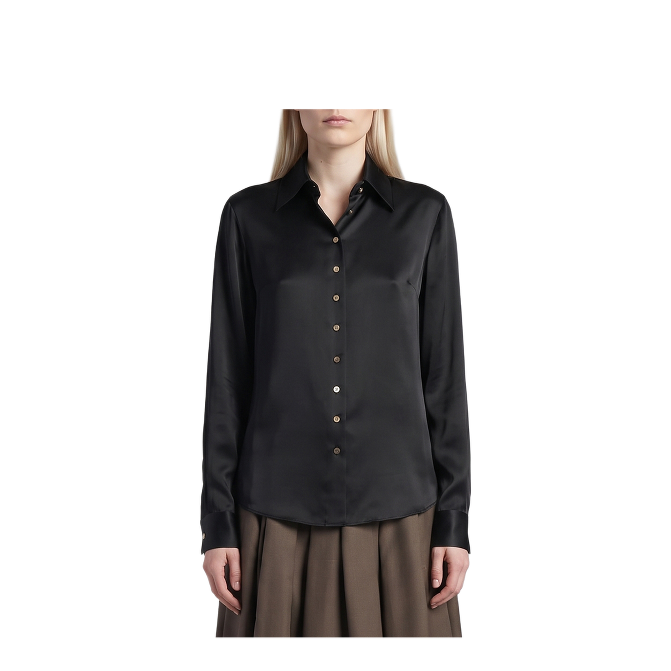 MAYFEYR - Khaite - Ivy Shirt Black - 24824120200