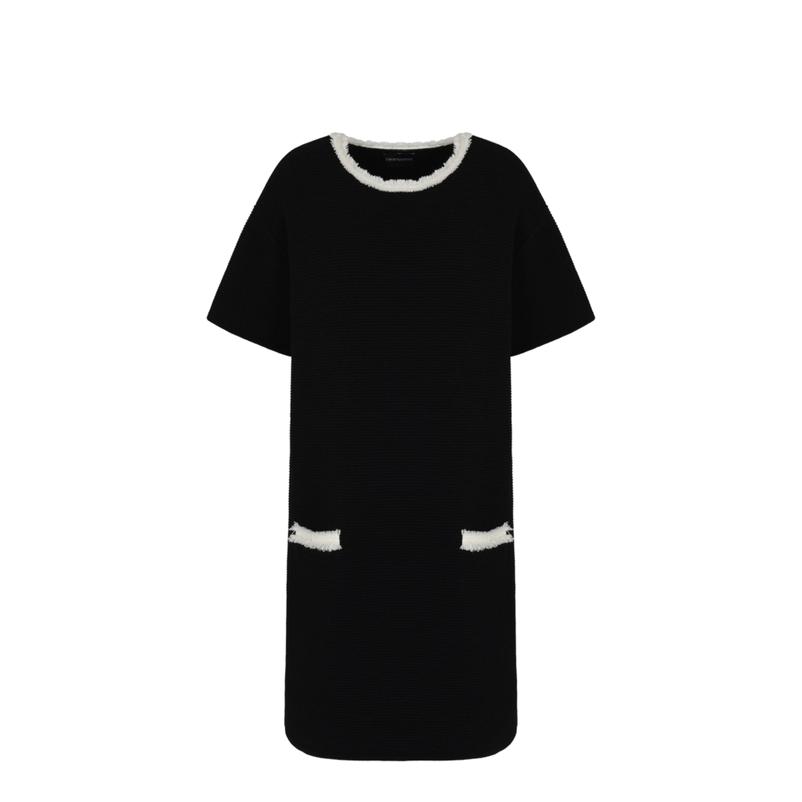 Ottoman Fabric Dress with Fringed Details