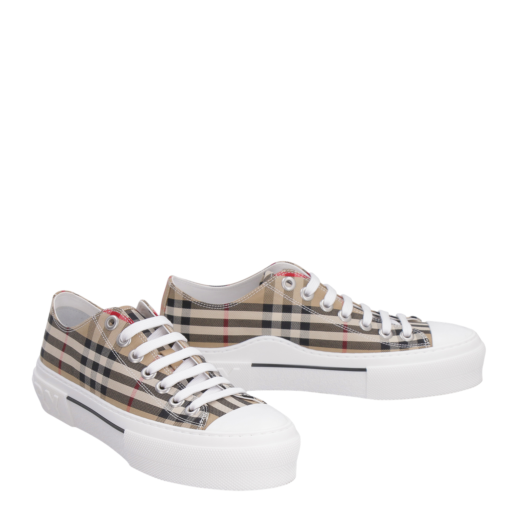 MAYFEYR - Burberry - Vintage Check Cotton Sneakers - 8050506131833A7028