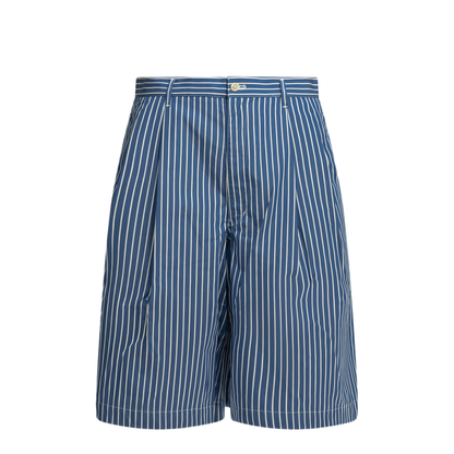 MAYFEYR - Comme Des Garcons - Striped Formal Shorts - FQP506S261BLUESTRIPE