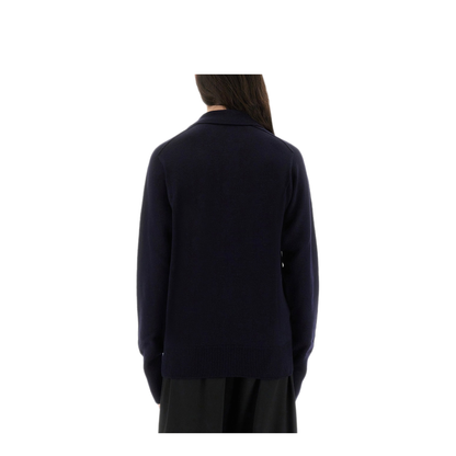 MAYFEYR - Studio Nicholson - Inverness Shirt With Polo Collar - SARKSN1503NAVY