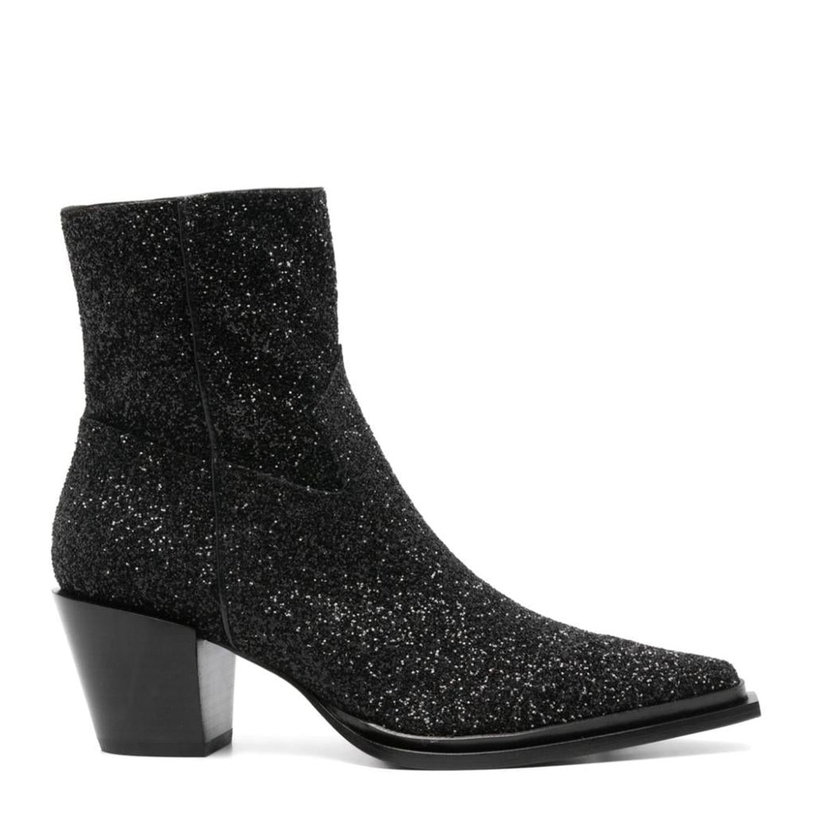 Stunning Black Glitter Boots