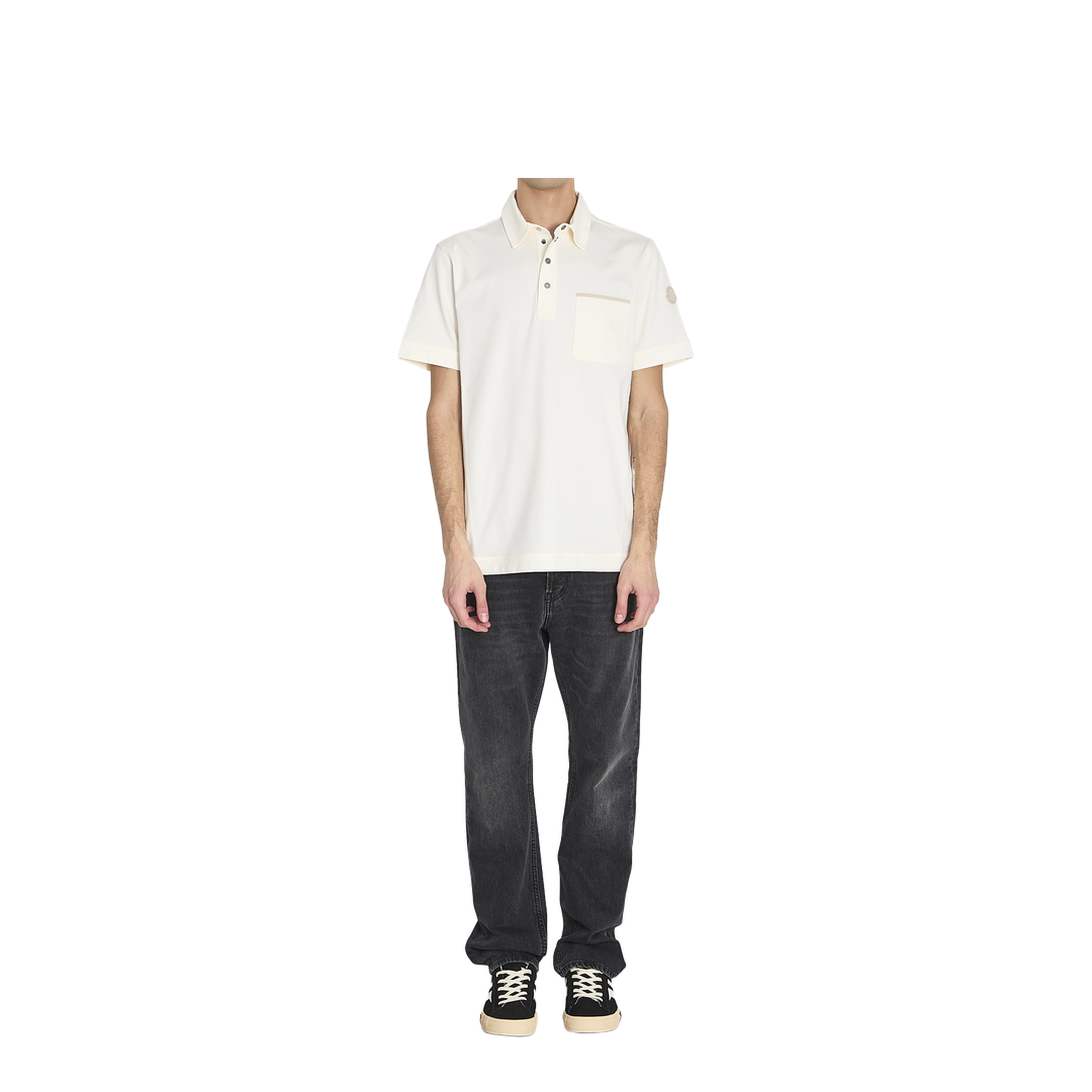 MAYFEYR - Moncler - Polo Shirt In Stretch Cotton Piqué - L10918A0002989BEC050