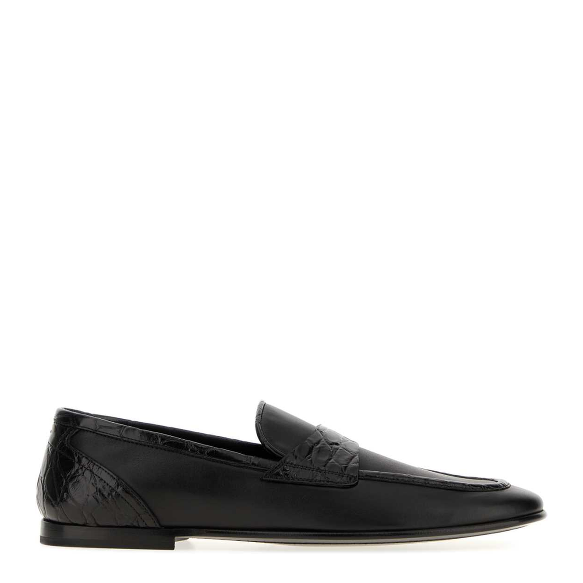 MAYFEYR - Dolce & Gabbana - Black Leather Slippers - A50698A2J758B956
