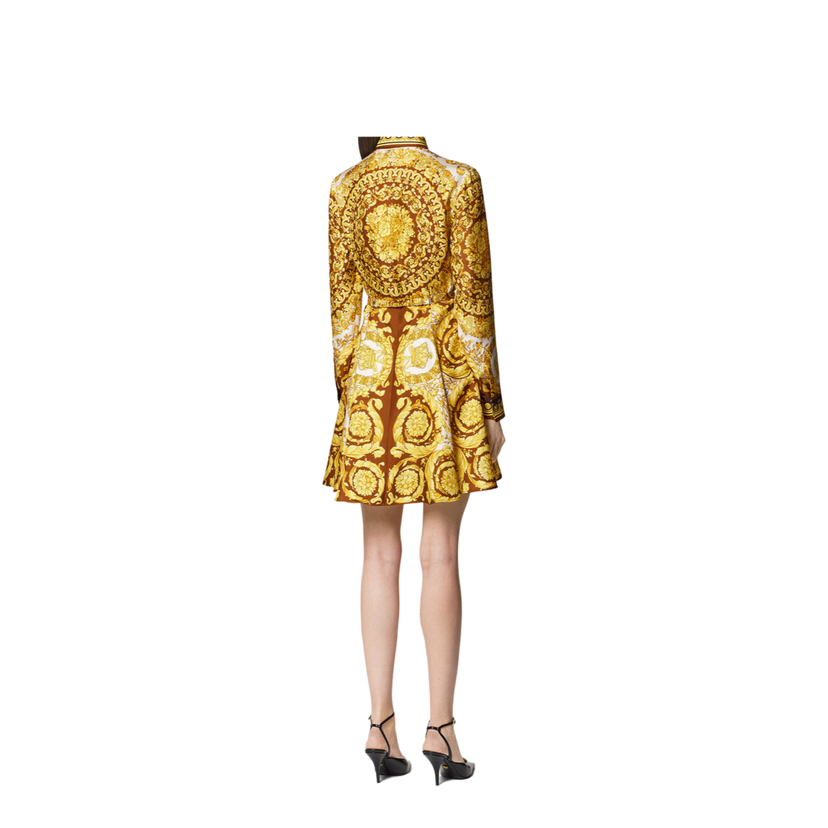 Printed Twill Shirt Dress