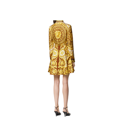 Printed Twill Shirt Dress