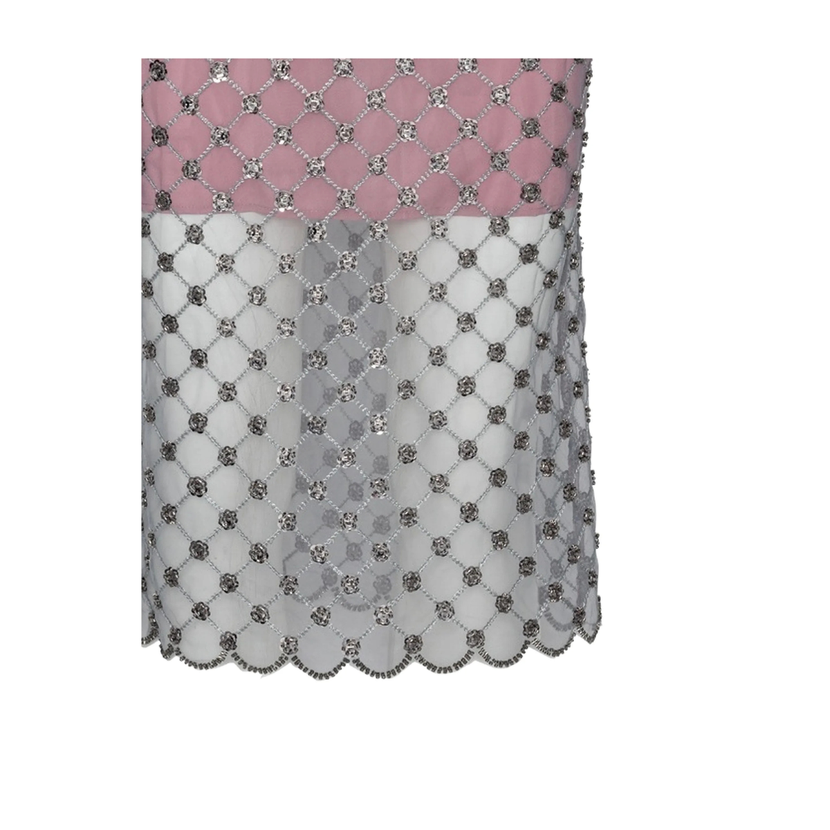 MAYFEYR - Rotate - Midi Skirt With Flower Shaped Sequins - 1166862782