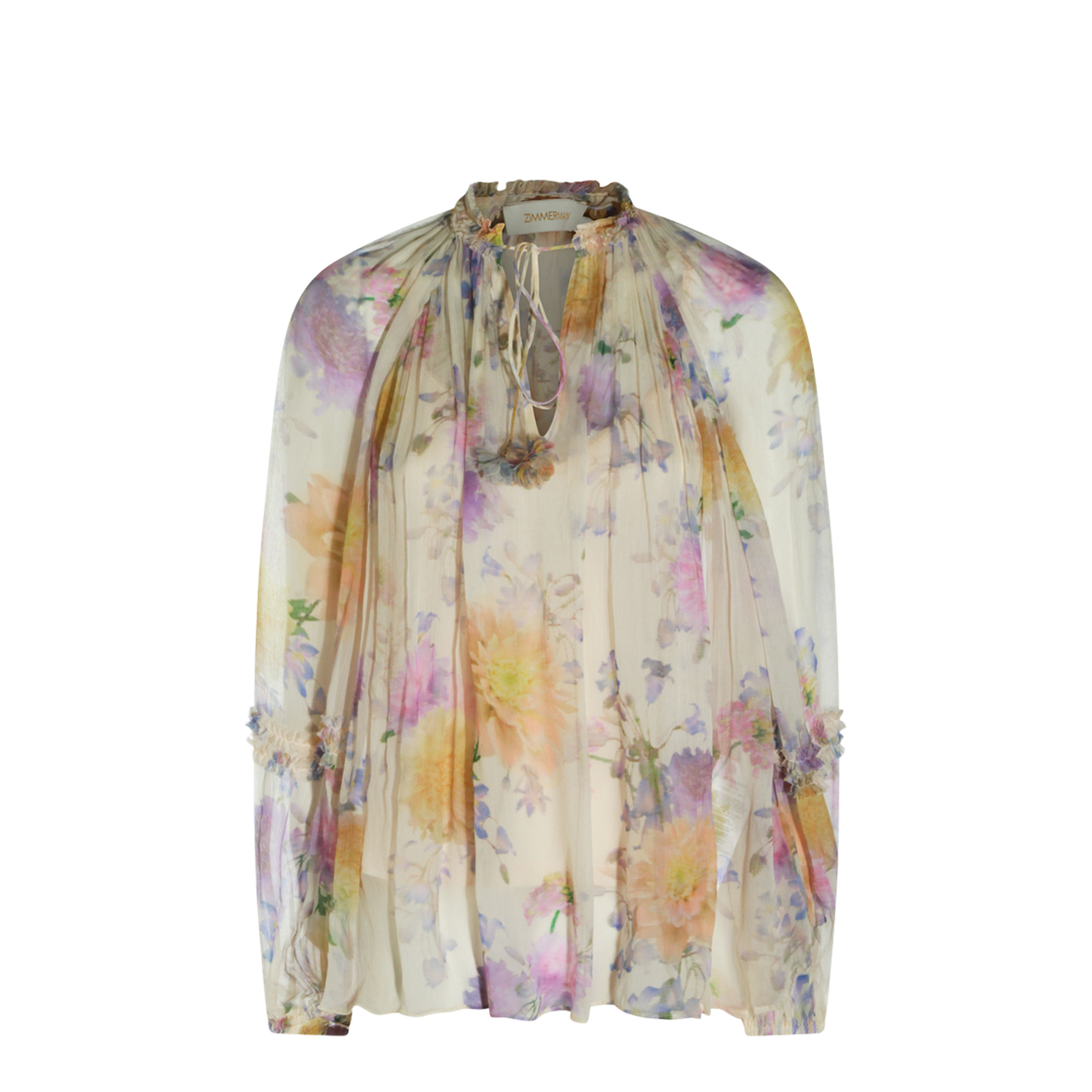 Luna Ruffle Floral Blouse