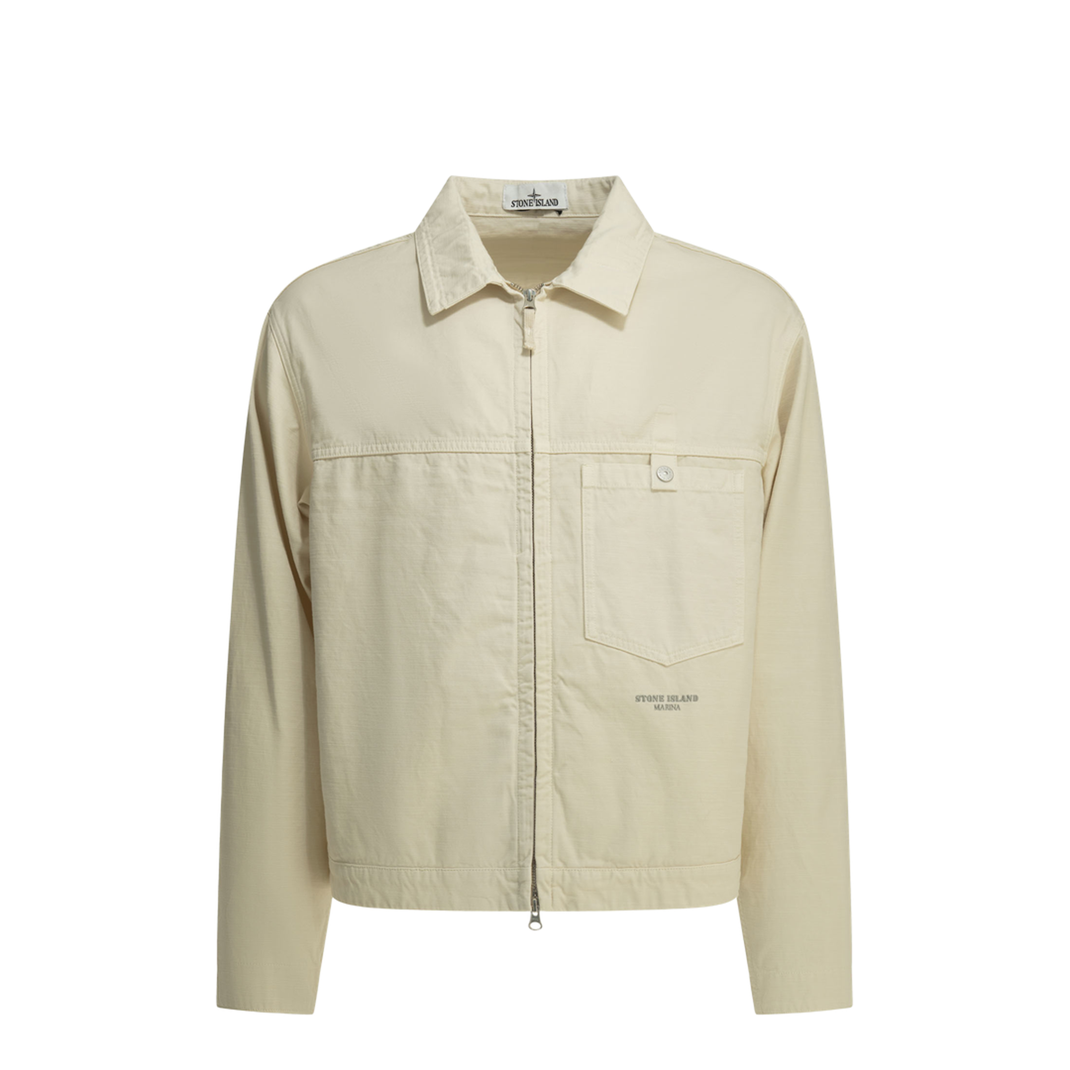 MAYFEYR - Stone Island - Overshirt Jacket With Logo - 4100074S0X26V0093