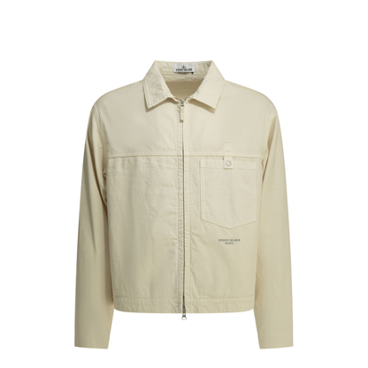 MAYFEYR - Stone Island - Overshirt Jacket With Logo - 4100074S0X26V0093