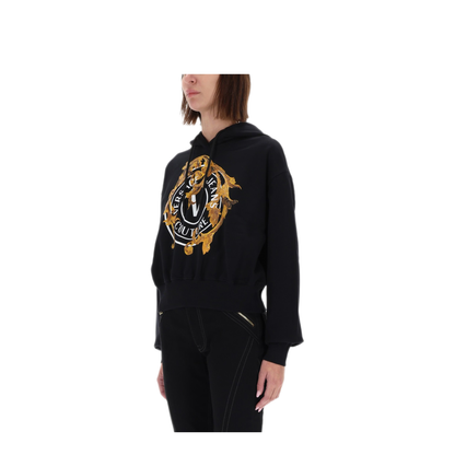 MAYFEYR - VERSACE JEANS COUTURE - V Emblem Baroque Sweatshirt - 79HAIE01CF00EG89