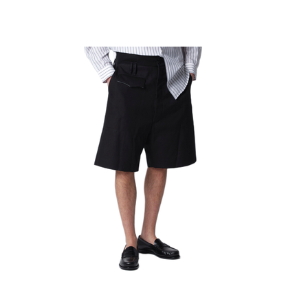MAYFEYR - Namacheko - Black Cotton Bermuda Shorts - NS26517N14989999