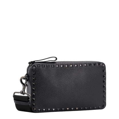 Borsa Rockstud  Garavani in pelle a grana