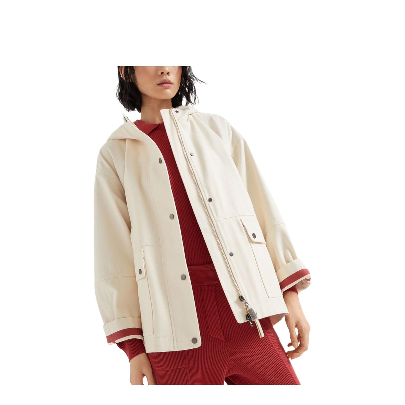 Hooded Canvas Waterproof Jacket