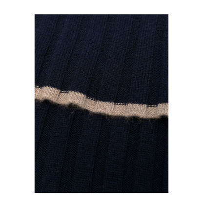 Rib Knit Cashmere Scarf