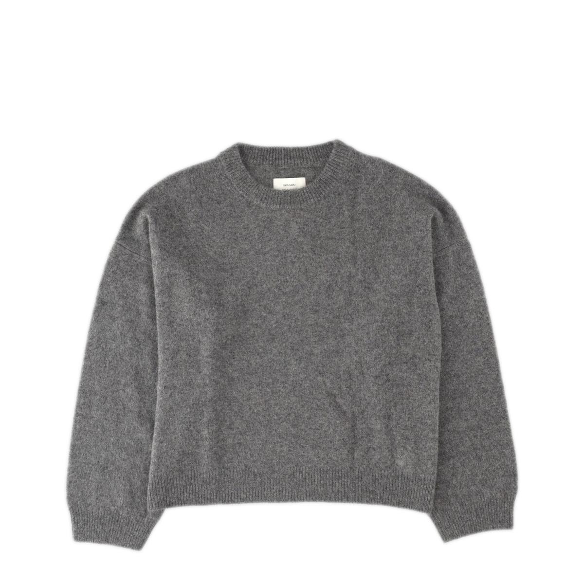 MAYFEYR - Loulou Studio - Tristan Sweater In Mixed Wool - TRISTANLDSANTHRACITEMELANGE