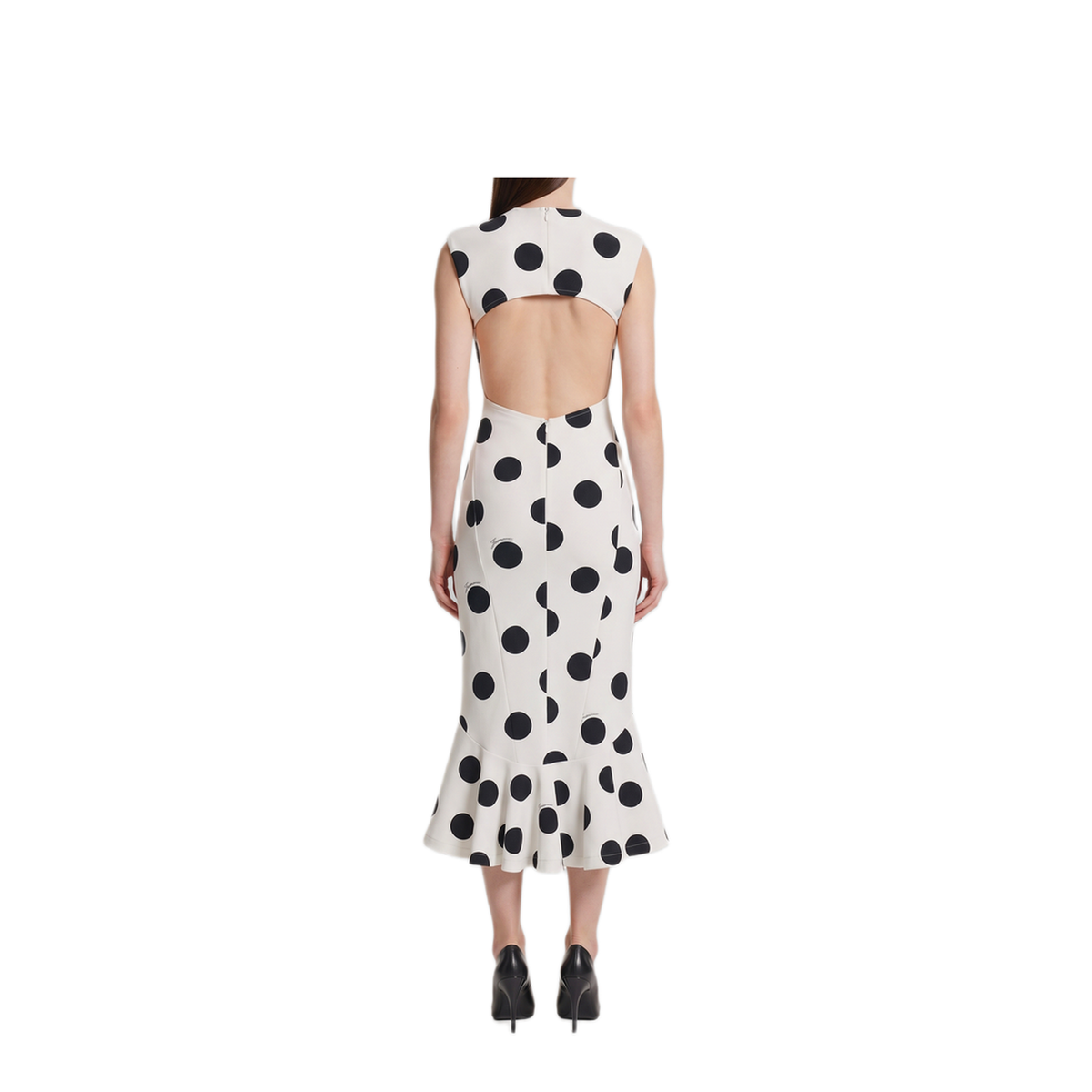 MAYFEYR - Jacquemus - Palmier Polka Dot Midi Dress - DRW00934AW004769BT