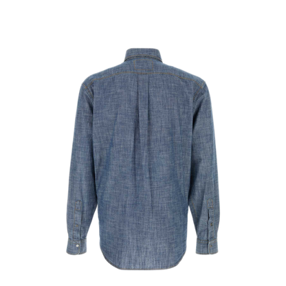 MAYFEYR - Fendi - Light Blue Chambray Shirt - FS1296AY0CF0EX7