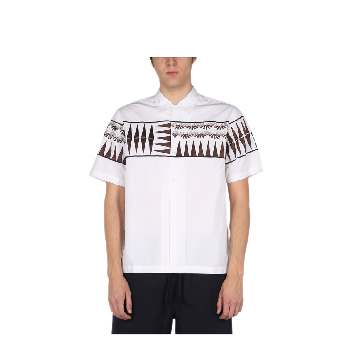 MAYFEYR - UNIVERSAL WORKS - Shirt With Embroidery - 26179ECRU