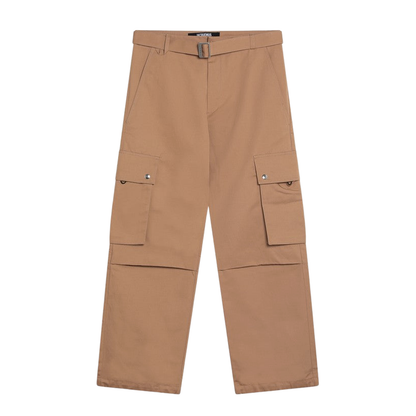 Camel-coloured Cargo Trousers