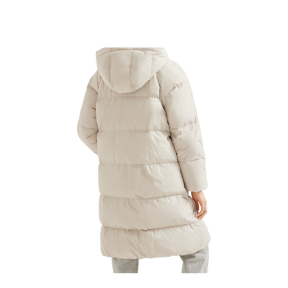 Shiny Zipper Pull Down Jacket