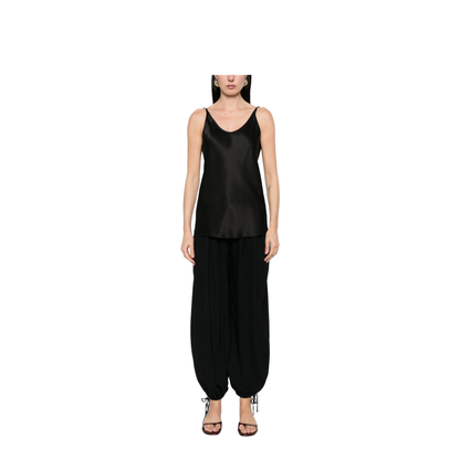 Women's Silk Top Black