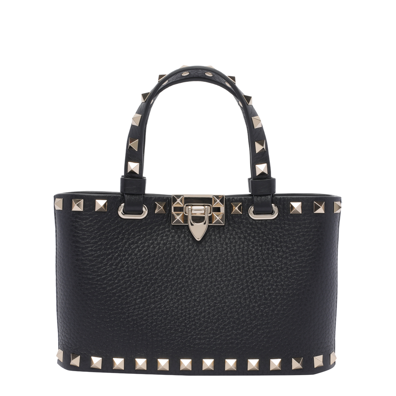 Rockstud Mini Handbag - Black