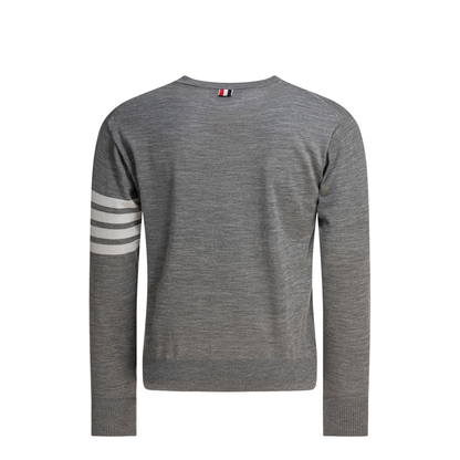MAYFEYR - Thom Browne - Wool Crew Neck Sweater - MKA002AY1014058