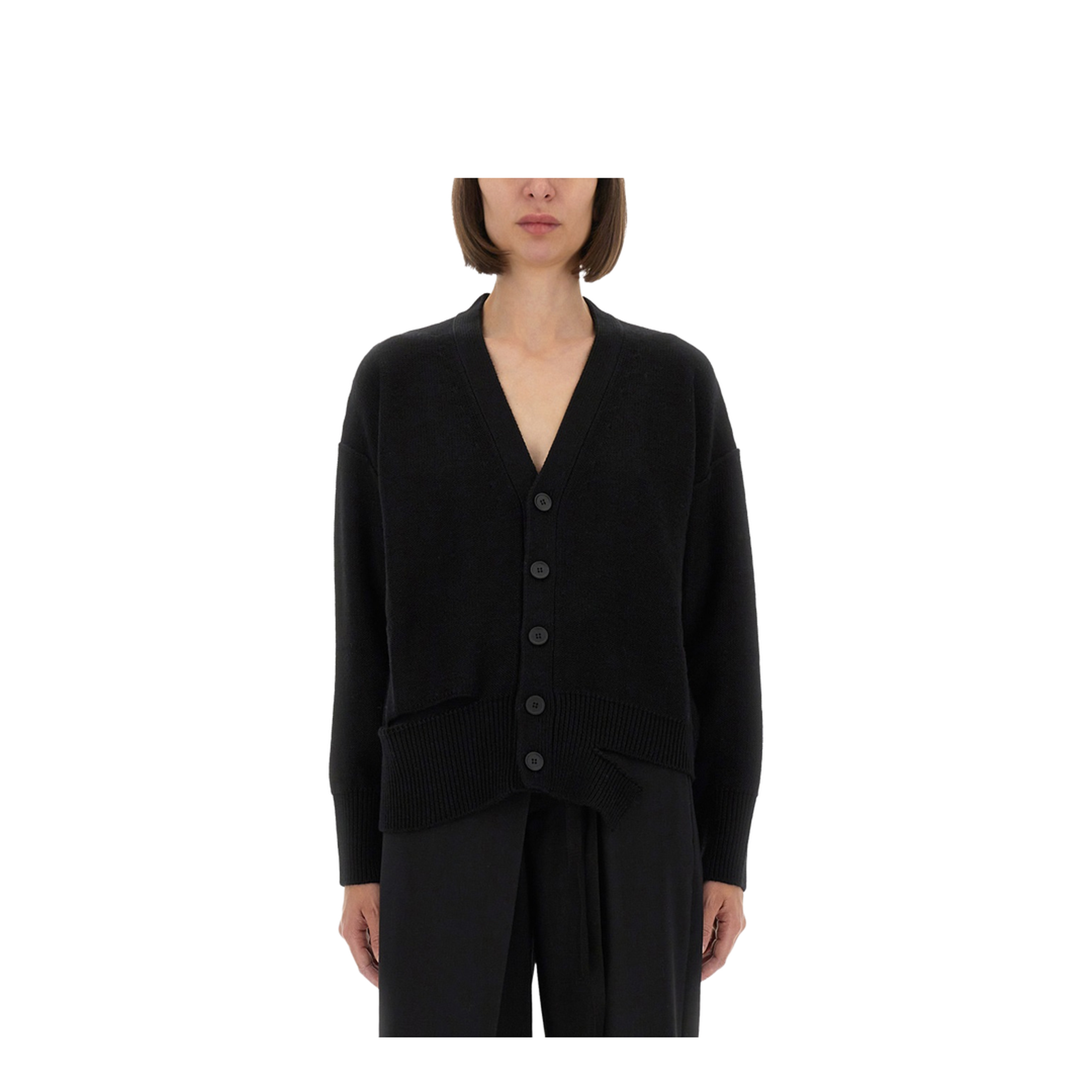 Mm6 Maison Margiela Wool Knit Cardigan – MAYFEYR