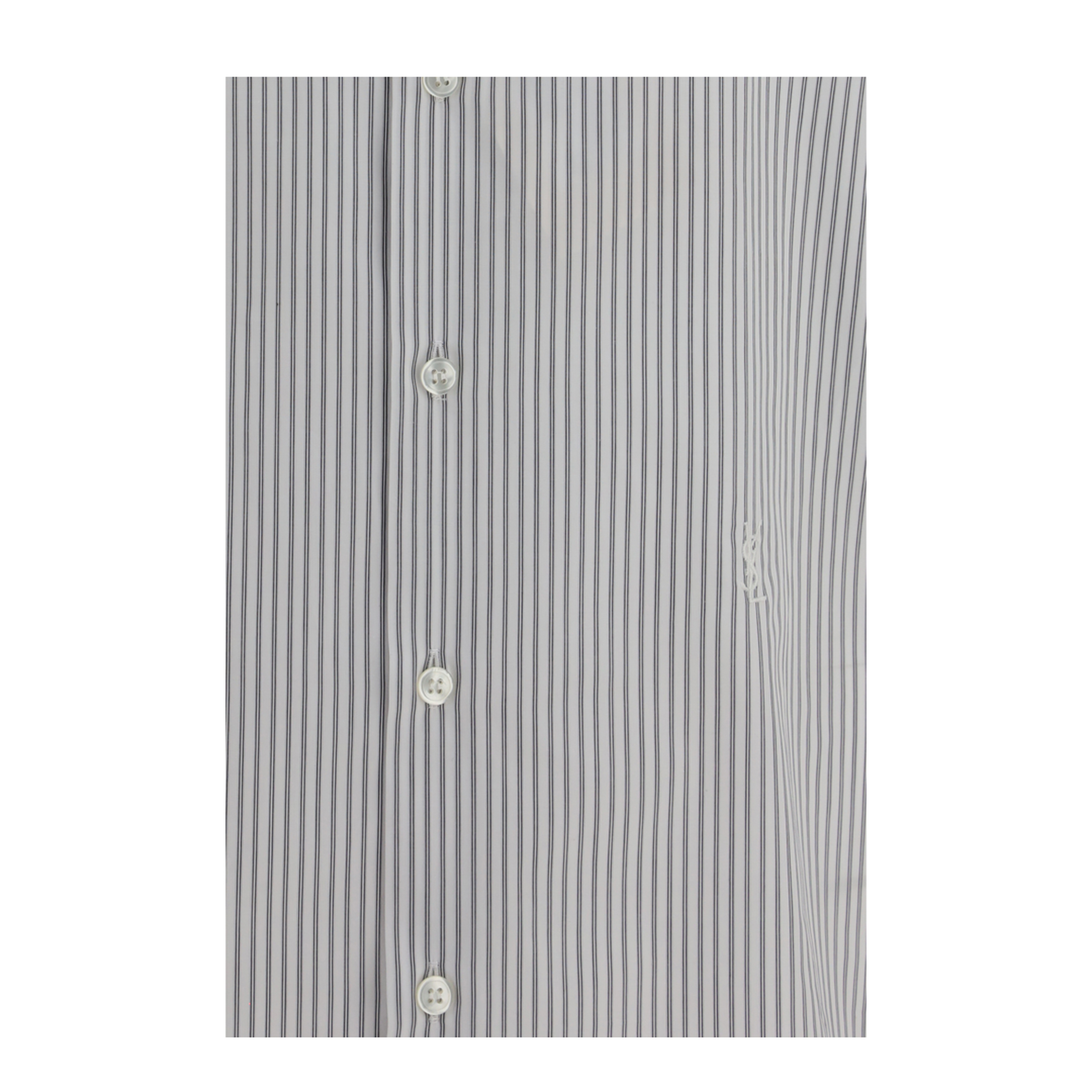 MAYFEYR - Saint Laurent - Striped Shirt With Button Fastening - 859779Y2N03