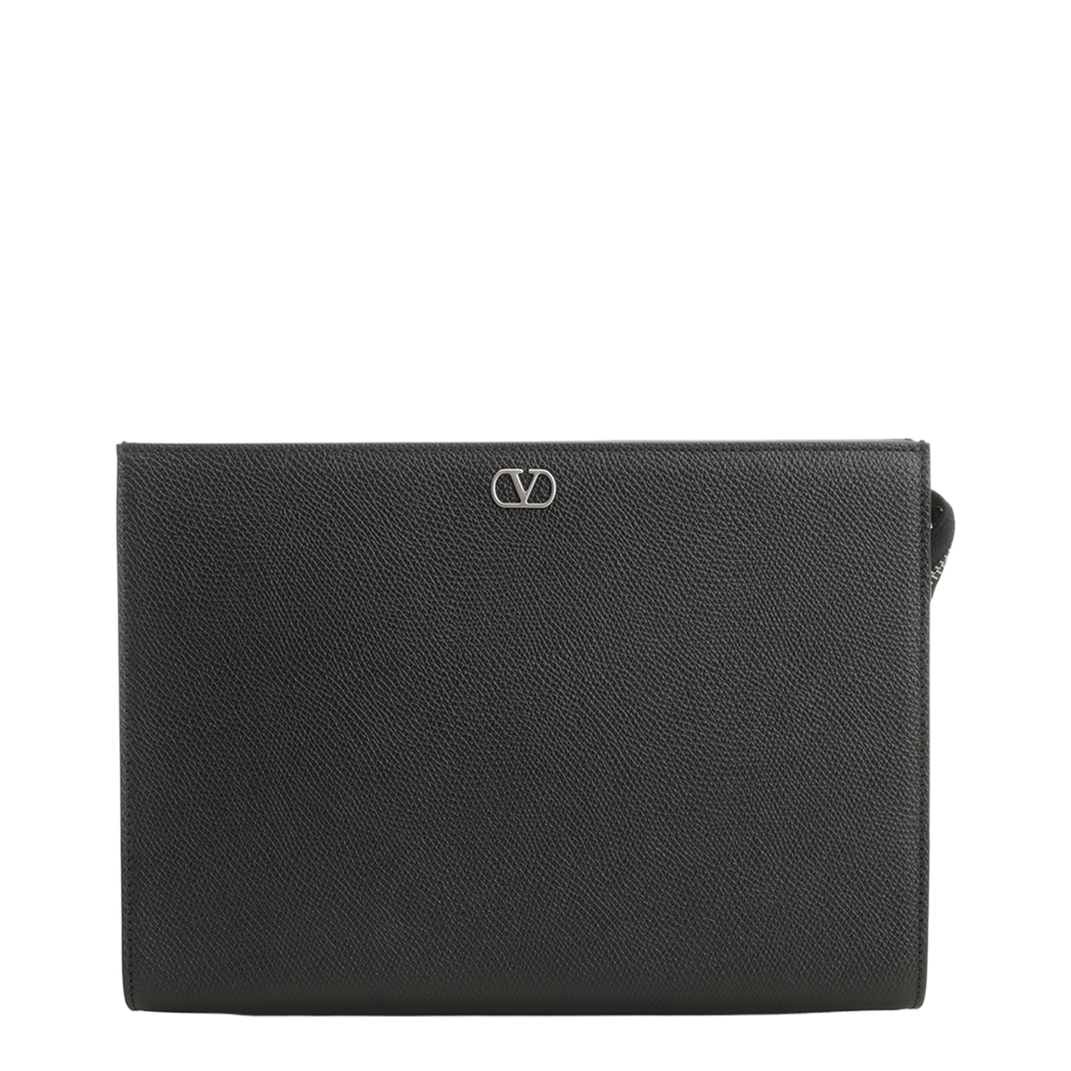 Grained Leather Pouch