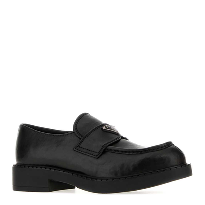 MAYFEYR - Prada - Black Leather Chocolate Loafers - 2DE127FG0003ZPQF0002