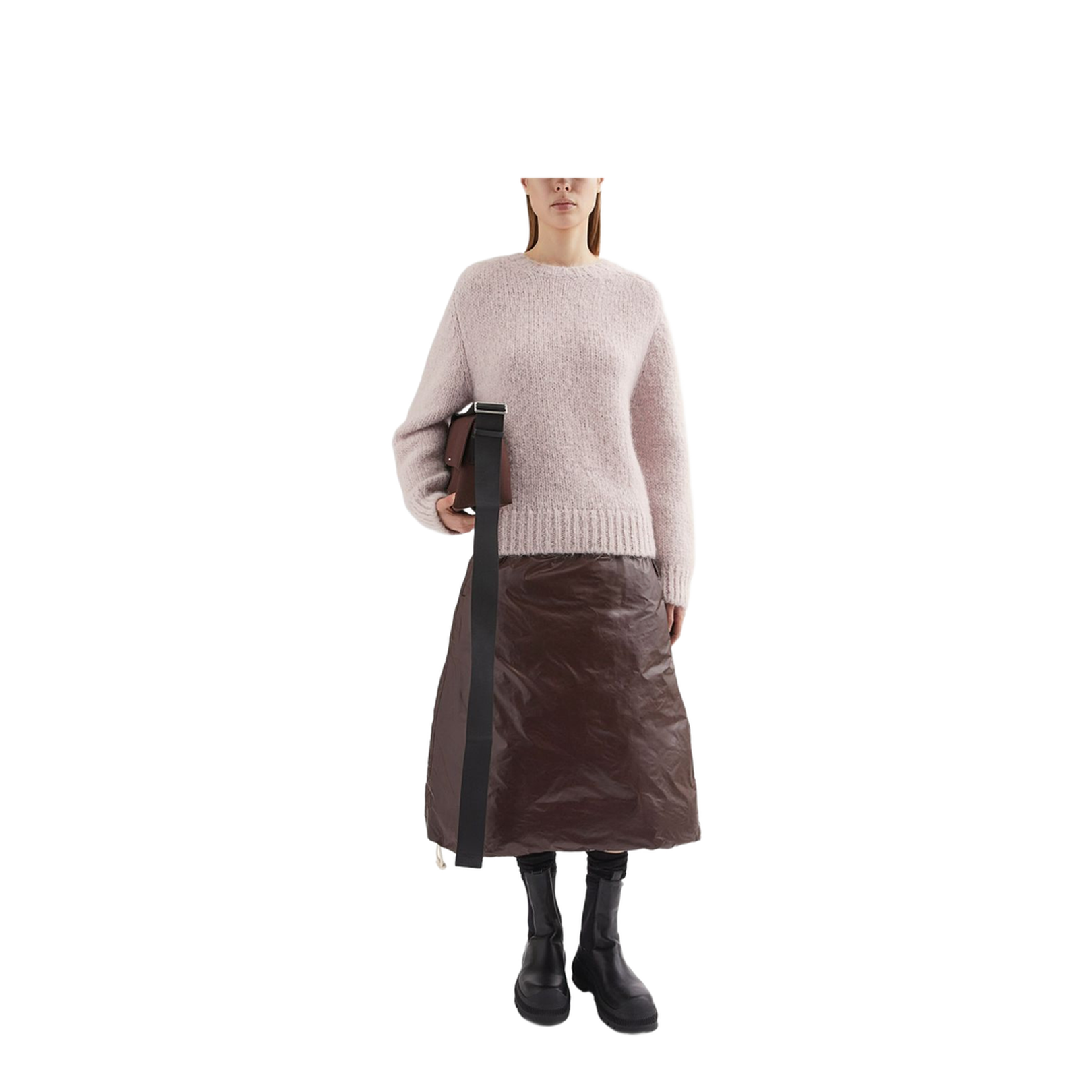 Wool Blend Crew-Neck Sweater