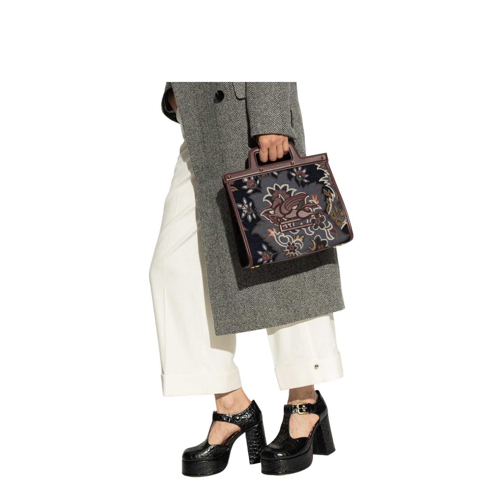 Medium Jacquard Love Trotter Bag