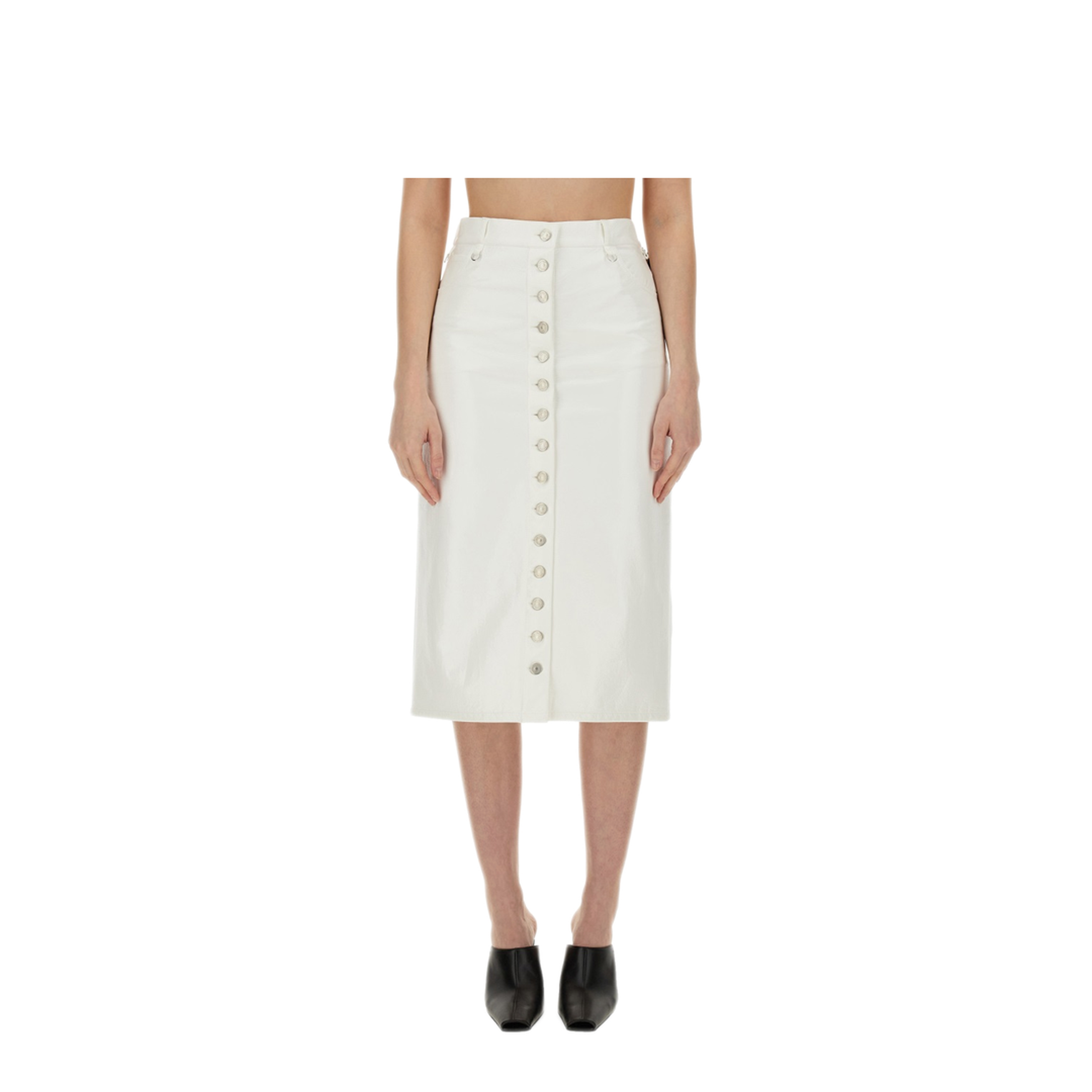 MAYFEYR - Courreges - Skirt With Buttons - 124CJU155VY00140001