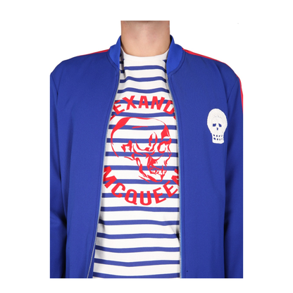 Skull Embroidered Sweatshirt