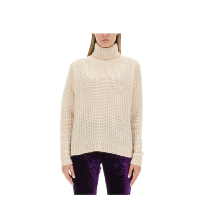 Silk and Cashmere Turtleneck Sweater