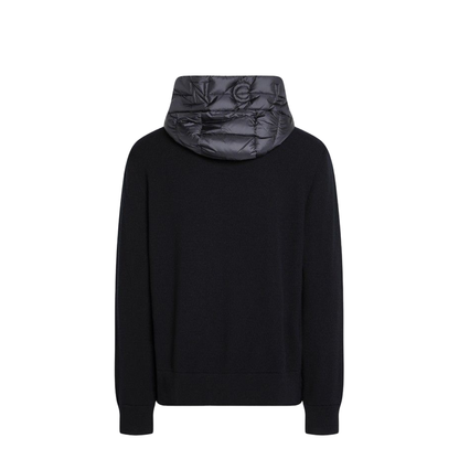 MAYFEYR - Moncler - Regular Fit Down Padded Virgin Wool Zip Cardigan - 9B00006M1131776